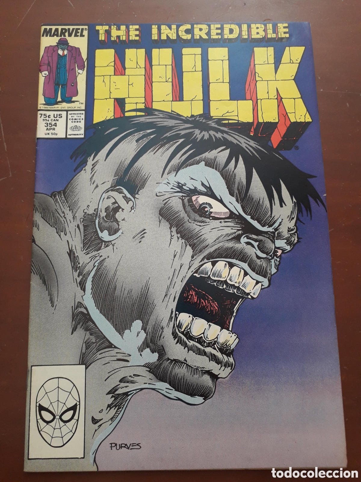 C&oacute;mics: THE INCREDIBLE HULK # 354. ORIGINAL USA