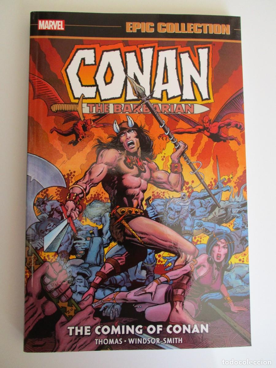 C&oacute;mics: Conan el B&aacute;rbaro: la Colecci&oacute;n &Eacute;pica Original A&ntilde;os Marvel #1 Primera Impresi&oacute;n
