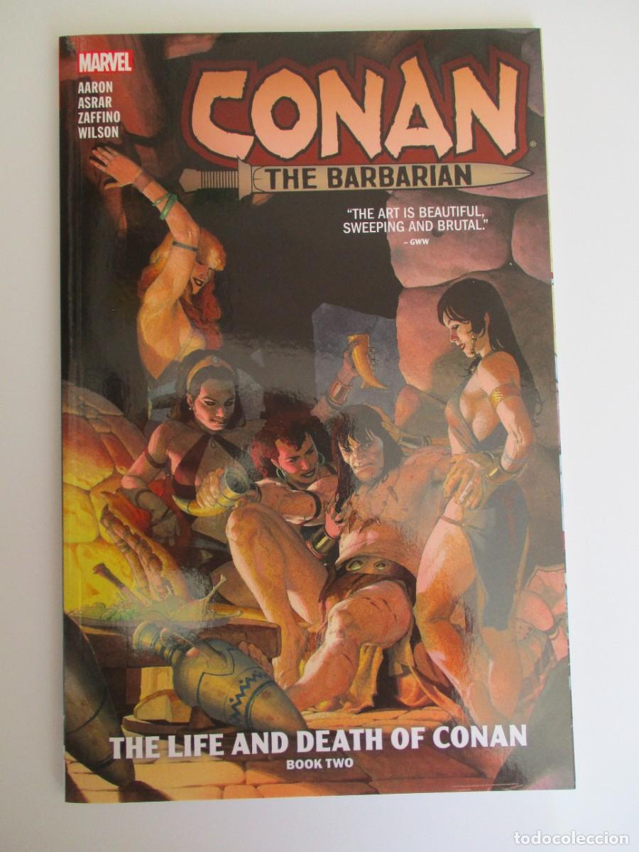 C&oacute;mics: CONAN EL B&Aacute;RBARO VOL. 2: LA VIDA Y MUERTE DE CONAN por Mahmud Asrar NUEVO