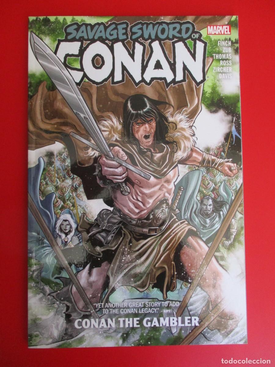 C&oacute;mics: SAVAGE SWORD OF CONAN CONAN THE GAMBLER GRAPHIC NOVEL Collects (2019) #6-11