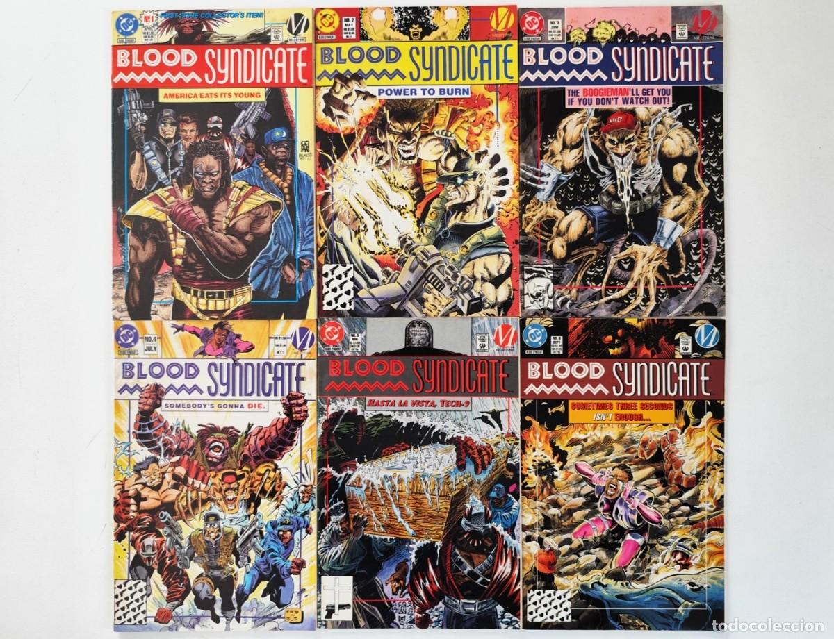 C&oacute;mics: BLOOD SYNDICATE # 1-6 (Dwayne McDuffie, Ivan Velez Jr, Trevor Von Eeden) ~ Milestone/DC (1993)