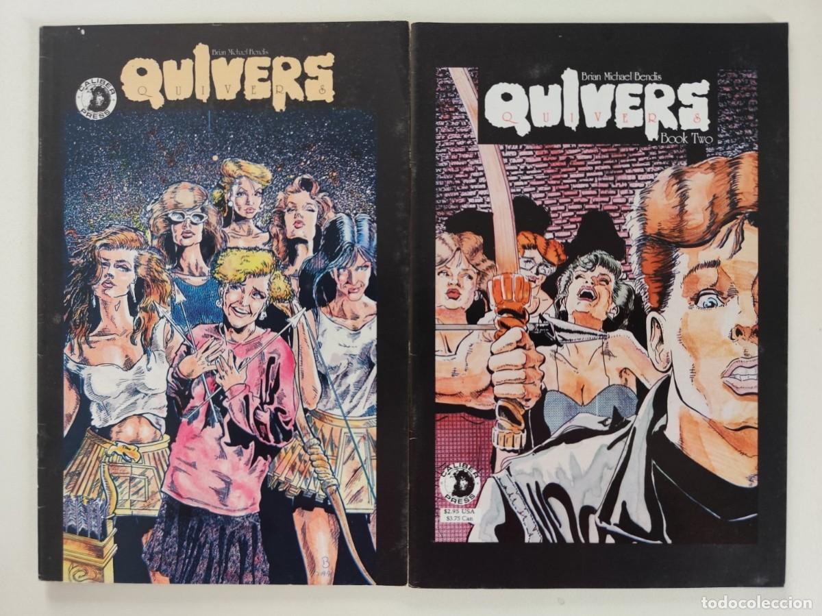 C&oacute;mics: QUIVERS # 1-2 (Brian Michael Bendis) COMPLETA **First published of BM Bendis** ~ Caliber (1991)