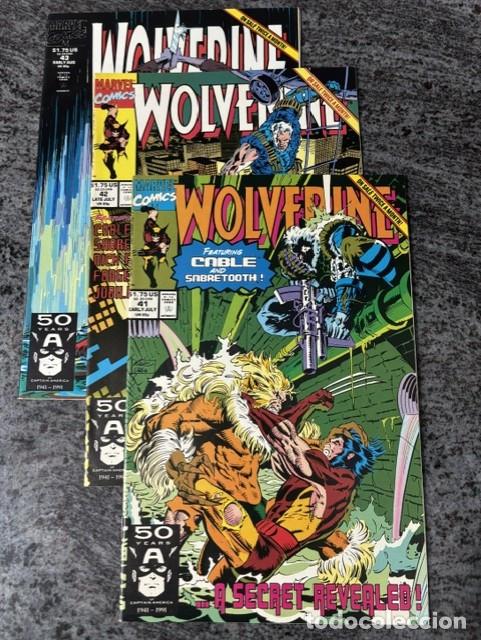 C&oacute;mics: WOLVERINE VOL 1 N&ordm; 41-42-43 (JULIO-AGOSTO 1991). ORIGINALES MARVEL. NUEVOS