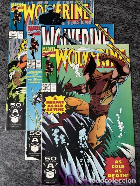 C&oacute;mics: WOLVERINE VOL 1 N&ordm; 44-45-46 (AGOSTO-SEPT 1991). ORIGINALES MARVEL. NUEVOS
