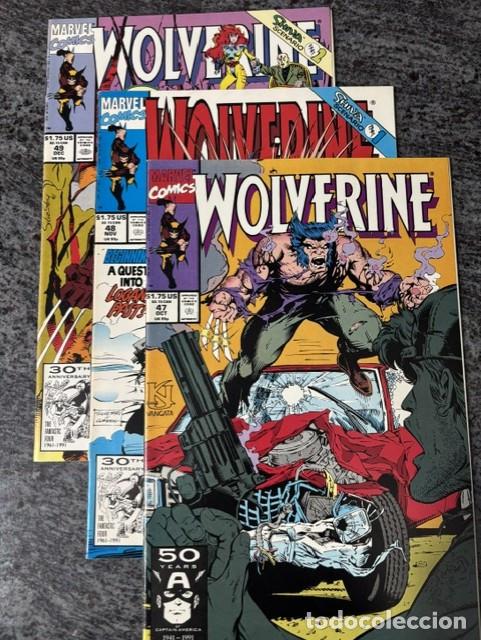 C&oacute;mics: WOLVERINE VOL 1 N&ordm; 47-48-49 (OCTUBRE-DICIEMBRE 1991). ORIGINALES MARVEL. NUEVOS