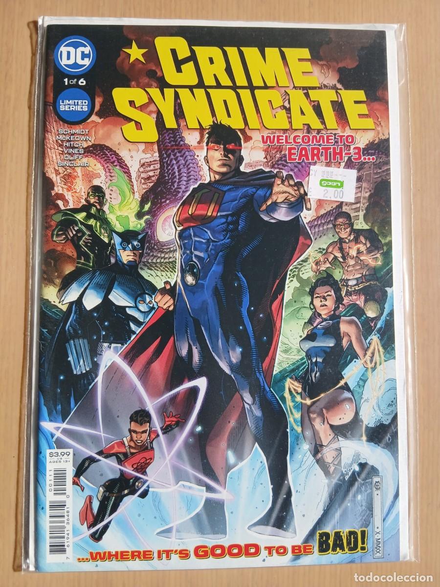 C&oacute;mics: Crime Syndicate#1 estado muy bueno Jim Cheung cover