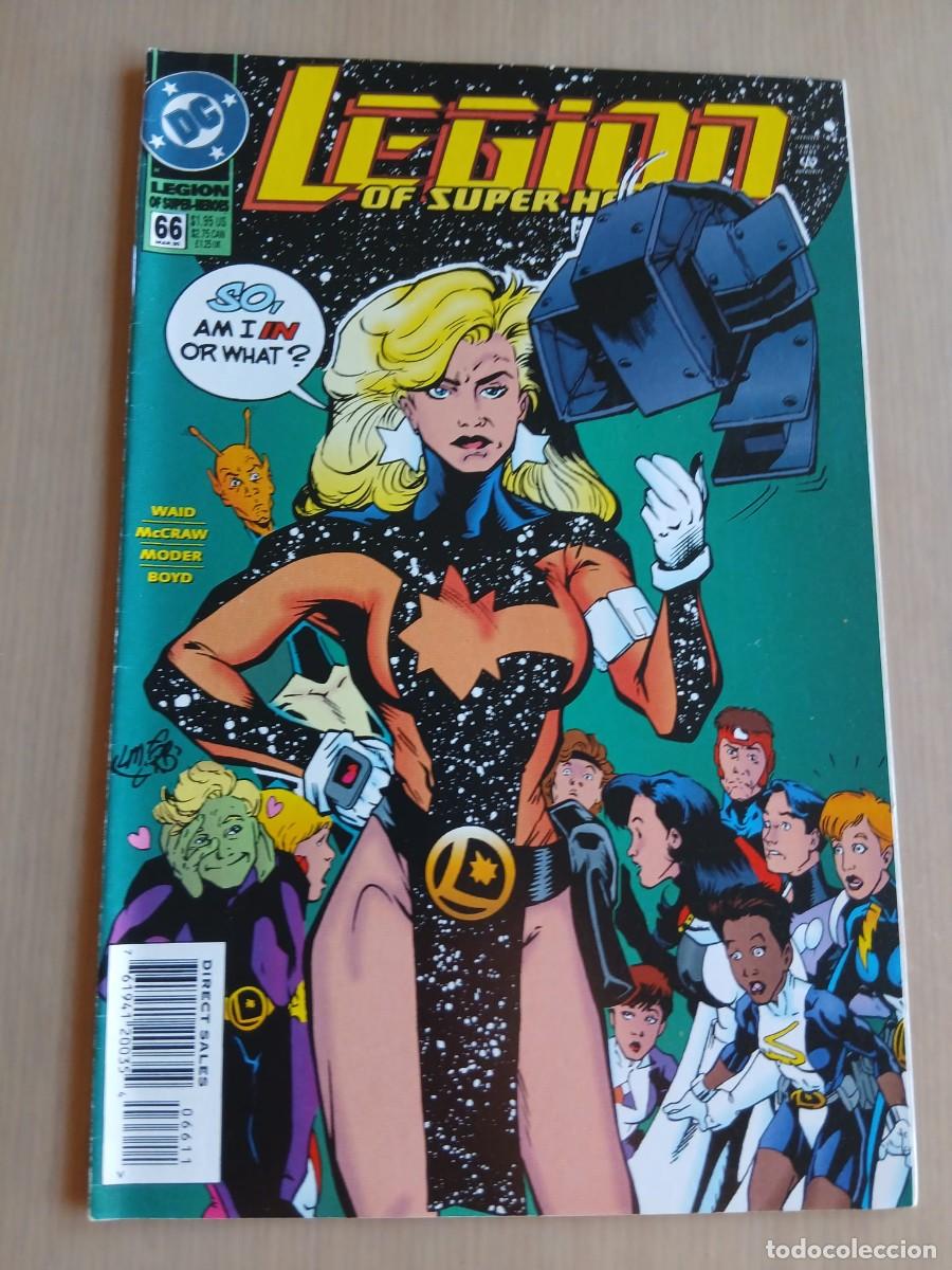 C&oacute;mics: Legion of Super-heroes#66 estado muy bueno Lee Moder cover