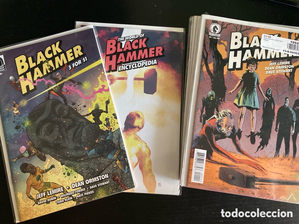 Fumetti: BLACK HAMMER #1-13 COMPLETA + 2 EXTRAS &ndash; JEFF LEMIRE &ndash; DARK HORSE USA &ndash; 15 C&Oacute;MICS &ndash; NEAR MINT