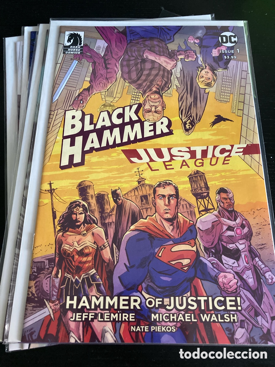 Comics: BLACK HAMMER / JUSTICE LEAGUE: HAMMER OF JUSTICE! #1-5 &ndash; COLECCI&Oacute;N COMPLETA &ndash; NM