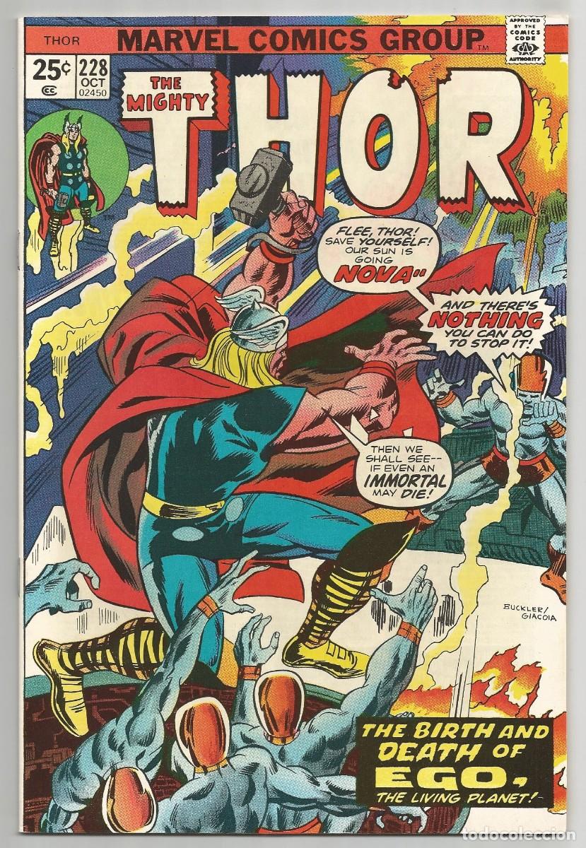 C&oacute;mics: MIGHTY THOR #228 VF/NM(9.0), MARVEL COMICS 1974