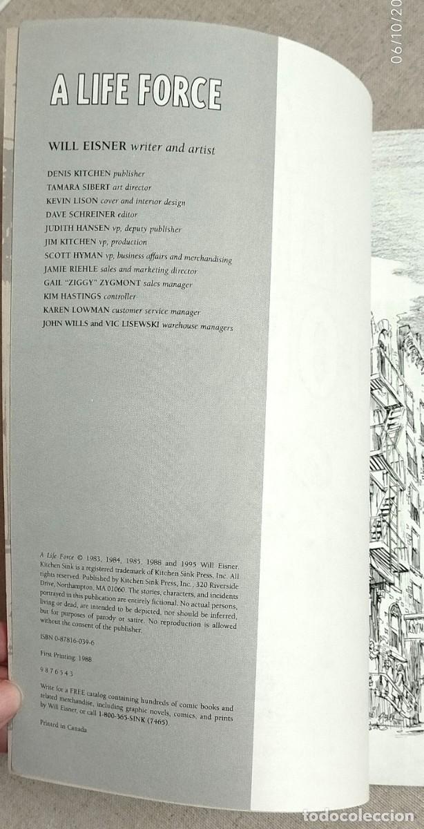 C&oacute;mics: A life force de Will Eisner, 1988. - Foto 4