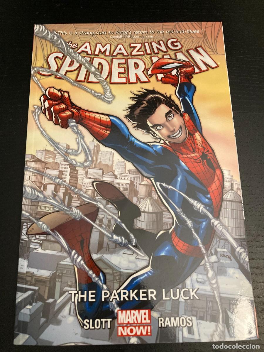 C&oacute;mics: AMAZING SPIDER-MAN VOL 1 THE PARKER LUCK DAN SLOTT HUMBERTO RAMOS MARVEL TPB EN INGL&Eacute;S