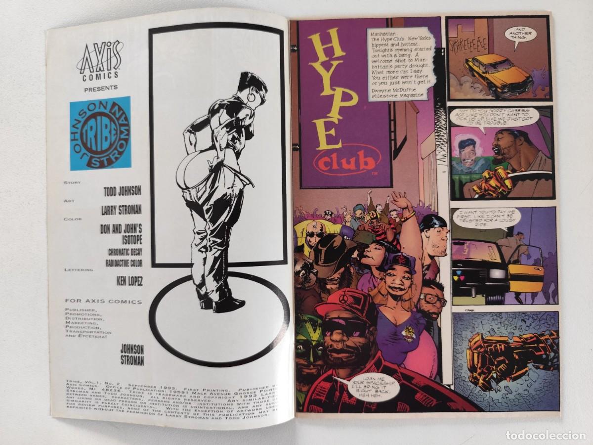 C&oacute;mics: TRIBE # 1-2 (Todd Johnson, Larry Stroman) Variant Cover ~ IMAGE/AXIS (1993) - Foto 7
