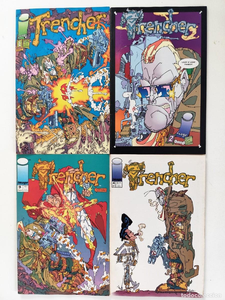 C&oacute;mics: TRENCHER # 1-4 (Keith Giffen) COMPLETA ~ IMAGE (1993) USA