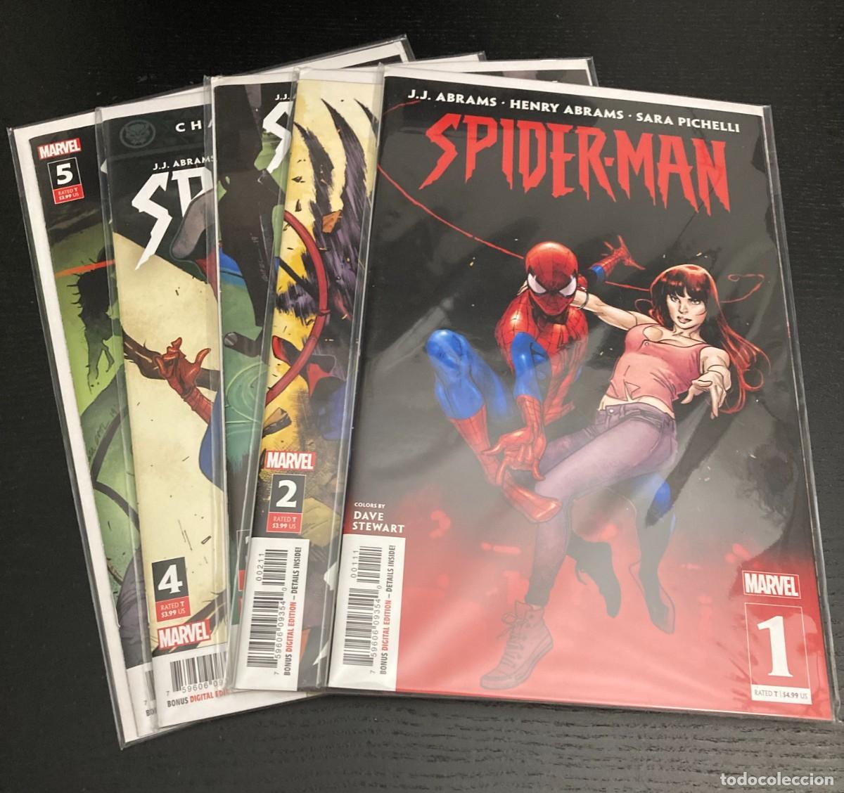 C&oacute;mics: SPIDER-MAN 1&ndash;5 COMPLETA J. J. ABRAMS HENRY ABRAMS SARA PICHELLI MARVEL USA 2019&ndash;2020