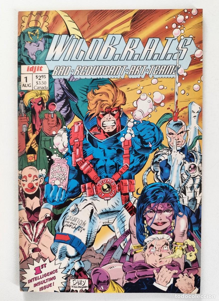 C&oacute;mics: Wild B.R.A.T.S Bad Redundant Art Teams (Dean Williams, Aaron McClellan) ~ Idjit Comics (1993) USA