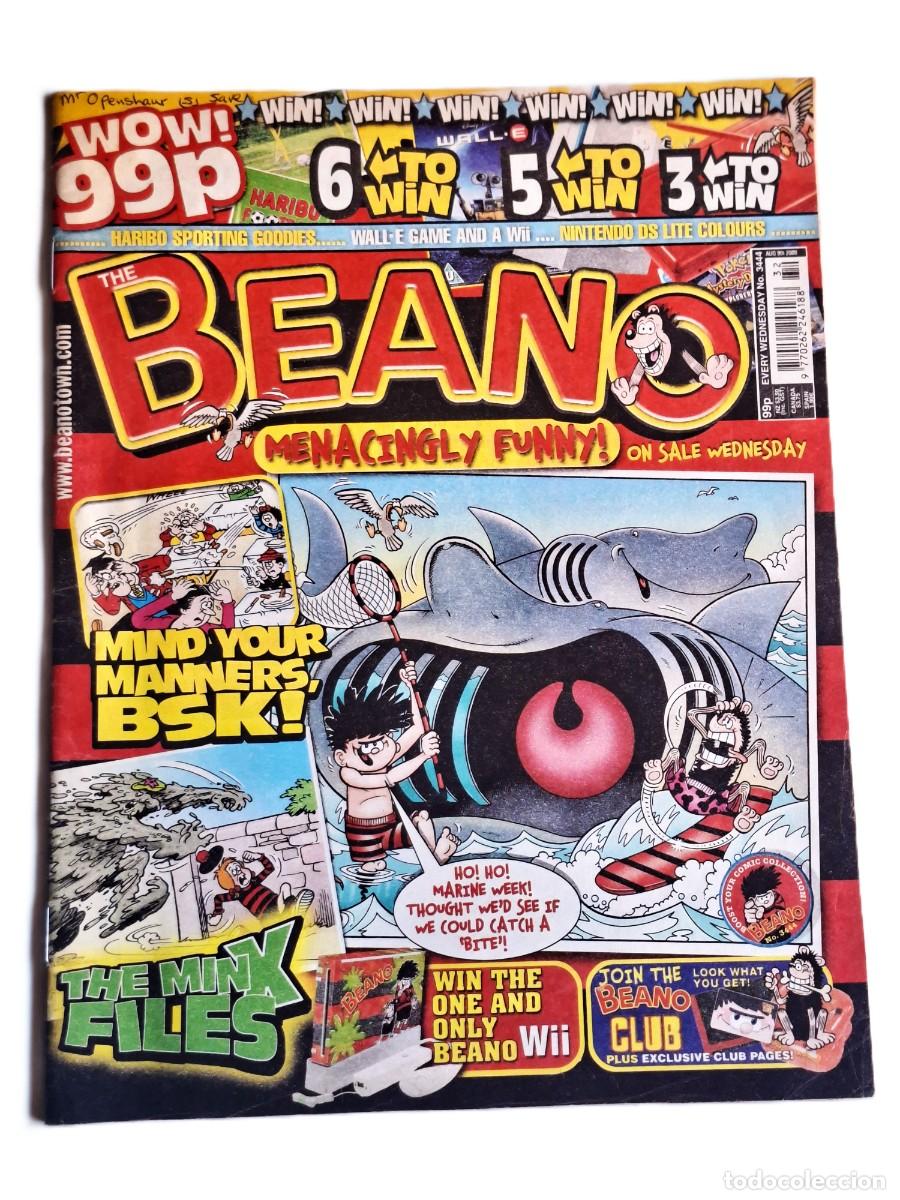 C&oacute;mics: REVISTA DE COMICS THE BEANO - 2008. DENNIS THE MENACE / WII PROMO