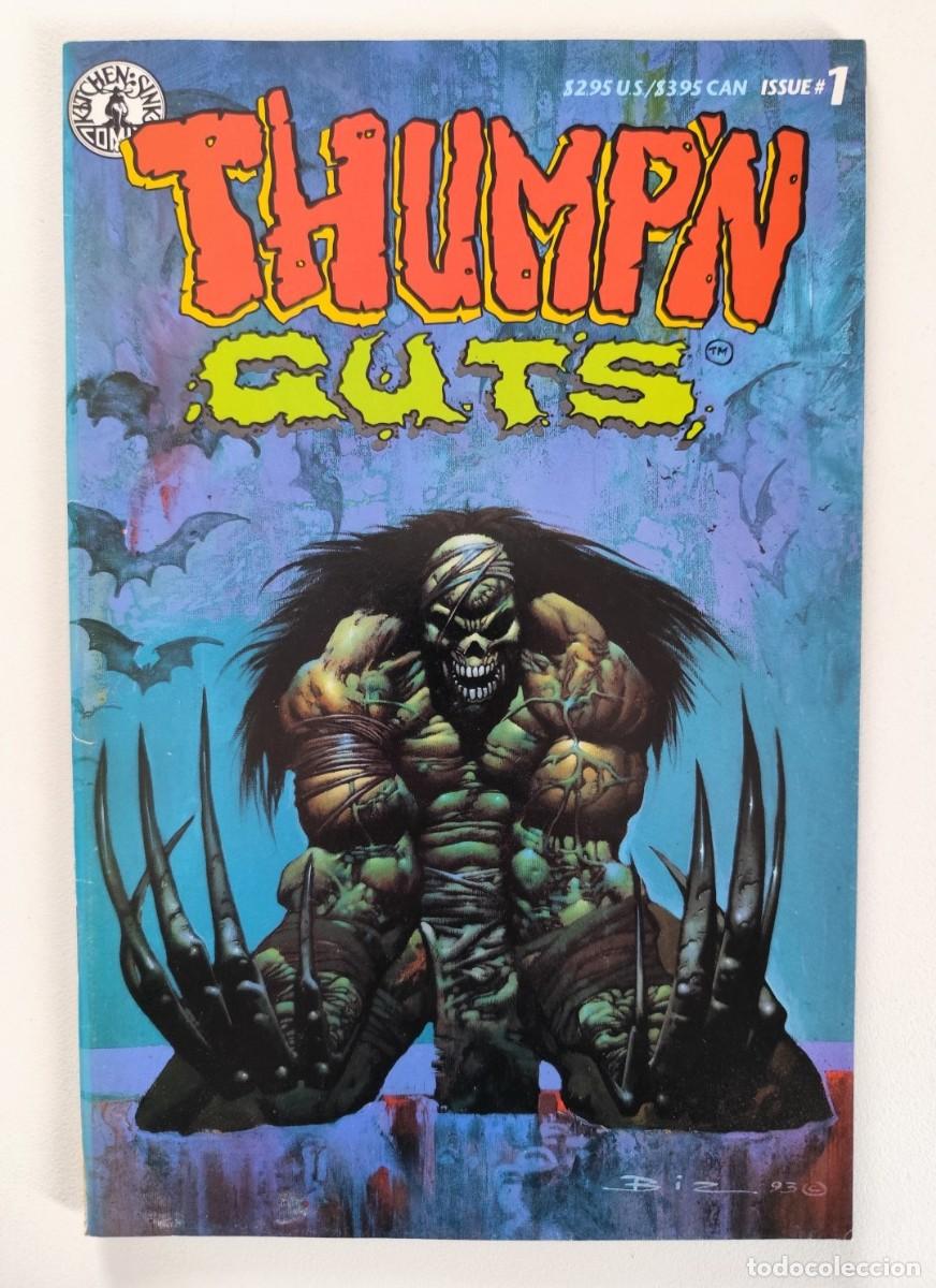 C&oacute;mics: Project X: Thump'n Guts #1.1 (Kevin Eastman, Simon Bisley) + POSTER ~ Kitchen Sink (1993) USA