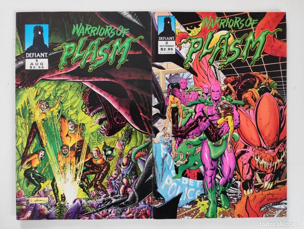 C&oacute;mics: Warriors of Plasm # 1-2 (Jim Shooter, David Lapham) ~ Defiant (1993)