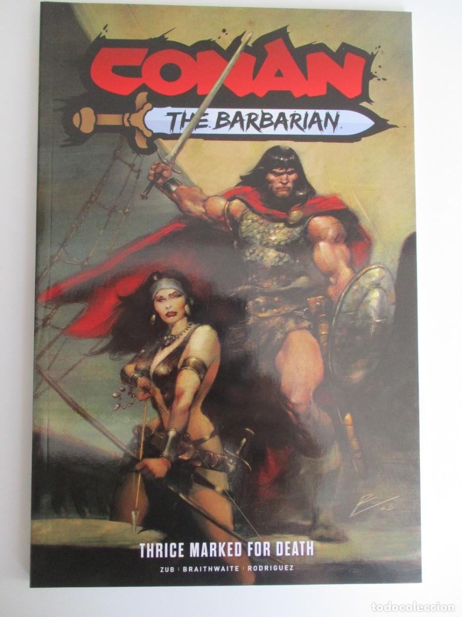 C&oacute;mics: Jim Zub Conan the Barbarian: Thrice Marked for D (Tapa blanda) (Importaci&oacute;n USA)