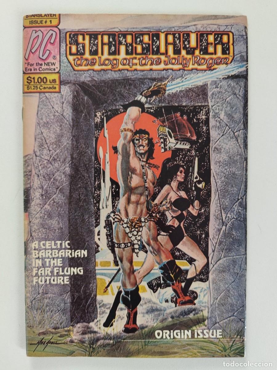 C&oacute;mics: STARSLAYER: The Log of the Jolly Roger # 1 (Mike Grell) Origin Issue ~ Pacific (1982)