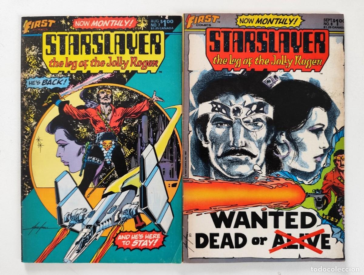 C&oacute;mics: STARSLAYER: The Log of the Jolly Roger # 7, 8 (Mike Grell, Lenin Delsol) ~ First (1983)