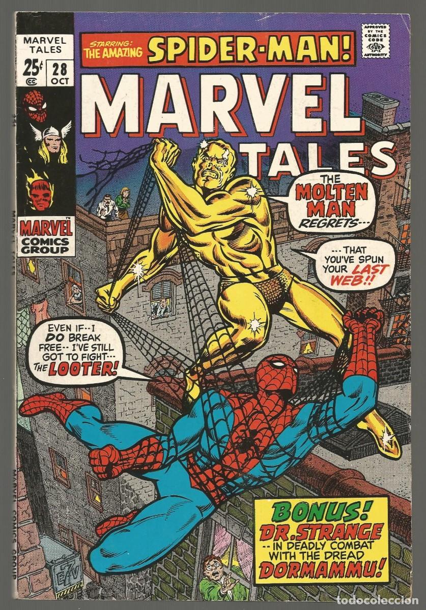C&oacute;mics: MARVEL TALES #28 FN/VF(7.0), SPIDERMAN MARVEL COMICS 1970