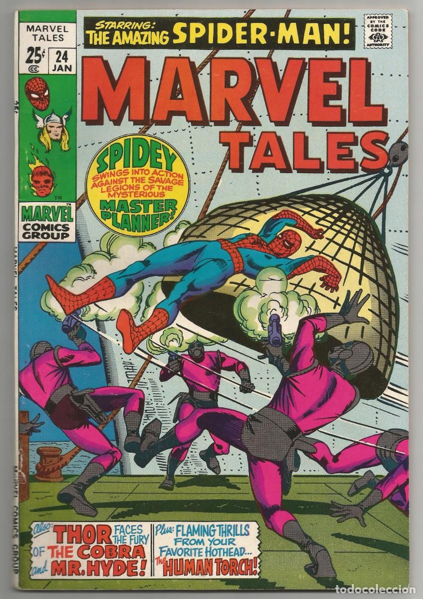 C&oacute;mics: MARVEL TALES #24 FN(6.0), SPIDERMAN MARVEL COMICS 1970 - Foto 1