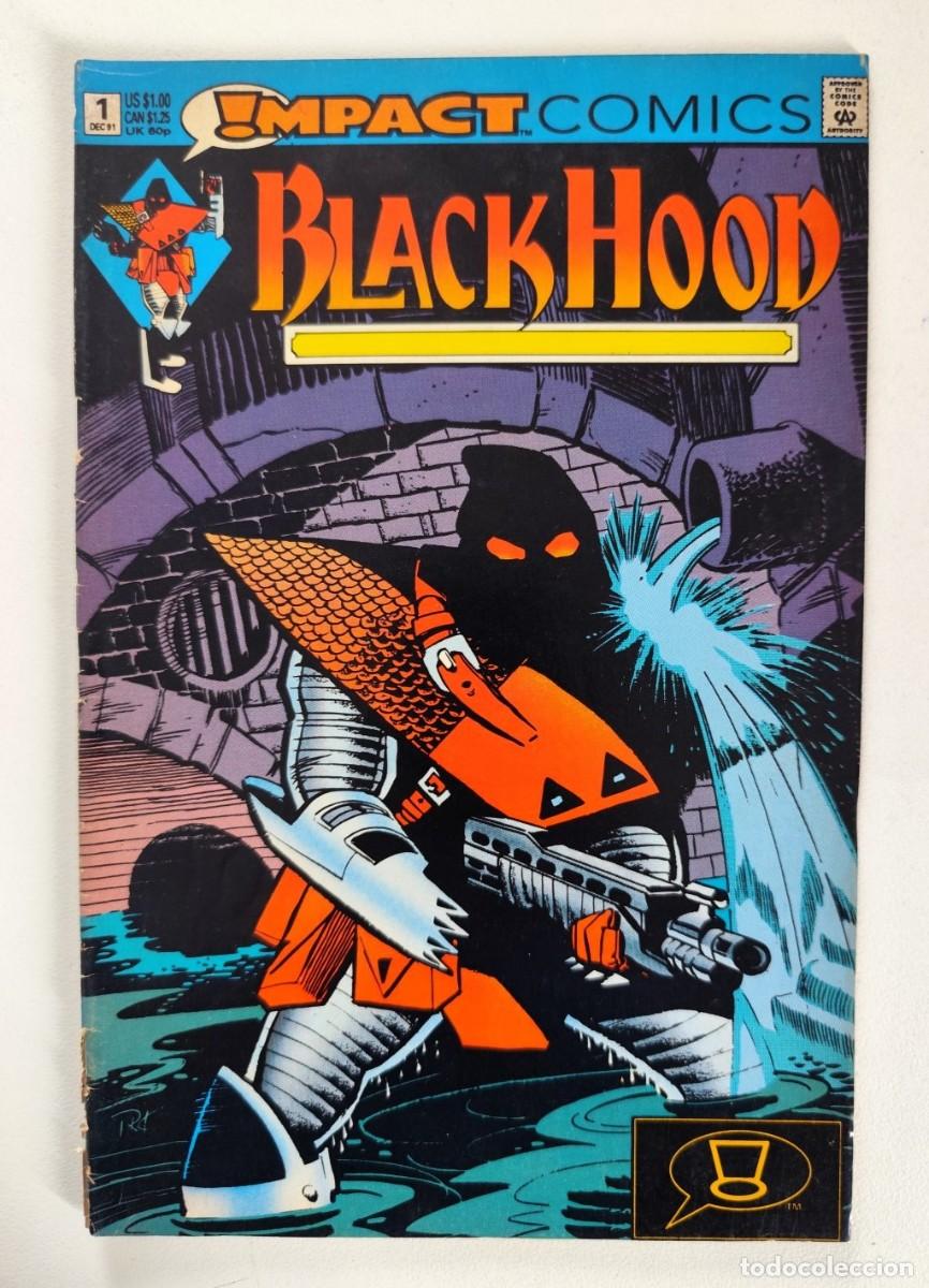 C&oacute;mics: BLACK HOOD # 1 (Mark Wheatley, Rick Burchett) ~ IMPACT / DC (1991)