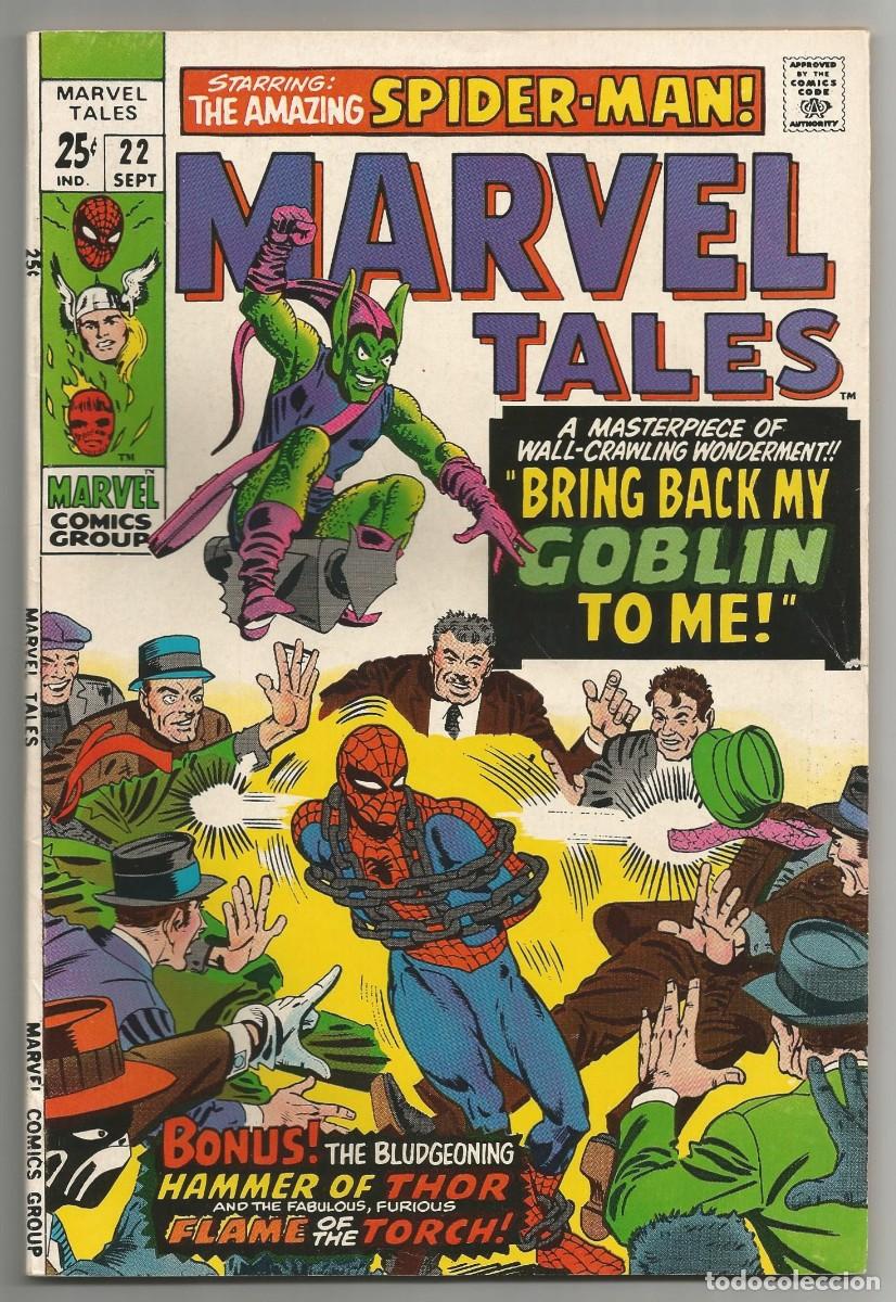 C&oacute;mics: MARVEL TALES #22 VF(8.0), SPIDERMAN MARVEL COMICS 1969