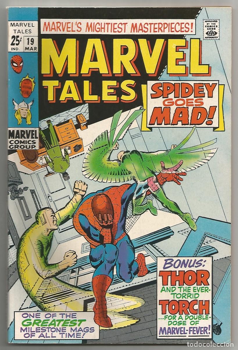 C&oacute;mics: MARVEL TALES #19 FN/VF(7.0), SPIDERMAN MARVEL COMICS 1969