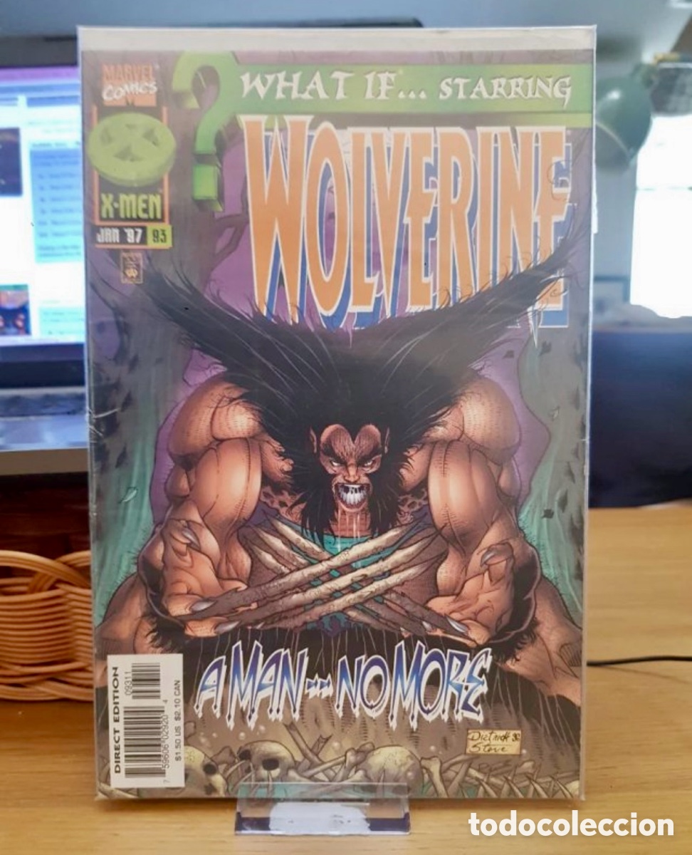C&oacute;mics: WHAT IF...? #87 SABRETOOTH - SCREAMS IN THE NIGHT - X-MEN MARVEL USA 1996