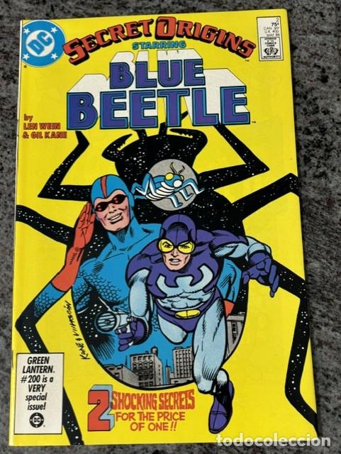 C&oacute;mics: SECRET ORIGINS VOL 2 N&ordm; 2 : BLUE BEETLE (MAYO 1986). ORIGINAL DC. CASI NUEVO