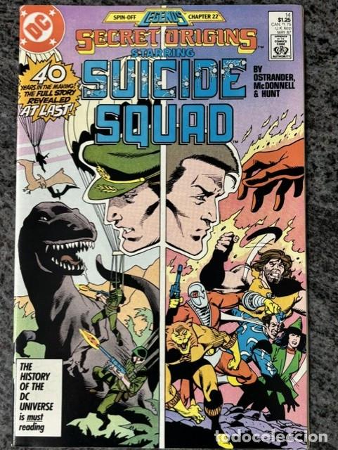 C&oacute;mics: SECRET ORIGINS VOL 2 N&ordm; 14 : SUICIDE SQUAD (MAYO 1987). ORIGINAL DC. CASI NUEVO.