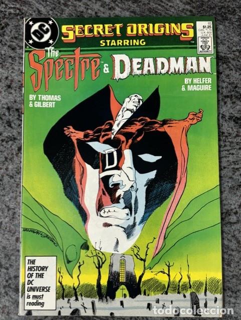 C&oacute;mics: SECRET ORIGINS VOL 2 N&ordm; 15 : THE SPECTRE - DEADMAN (JUNIO 1987). ORIGINAL DC. CASI NUEVO.
