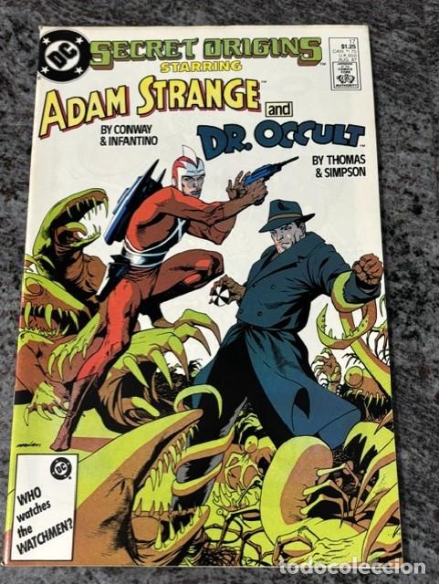 C&oacute;mics: SECRET ORIGINS VOL 2 N&ordm; 17 : ADAM STRANGE - DR OCCULT (AGOSTO 1987). ORIGINAL DC. CASI NUEVO.