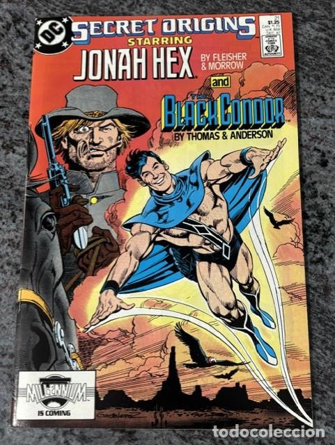 C&oacute;mics: SECRET ORIGINS VOL 2 N&ordm; 21 : JONAH HEX - THE BLACK CONDOR (DIC 1987). ORIGINAL DC. CASI NUEVO.