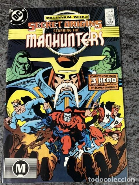 Comics: SECRET ORIGINS VOL 2 N&ordm; 22 : MANHUNTERS (ENERO 1988). ORIGINAL DC. CASI NUEVO.