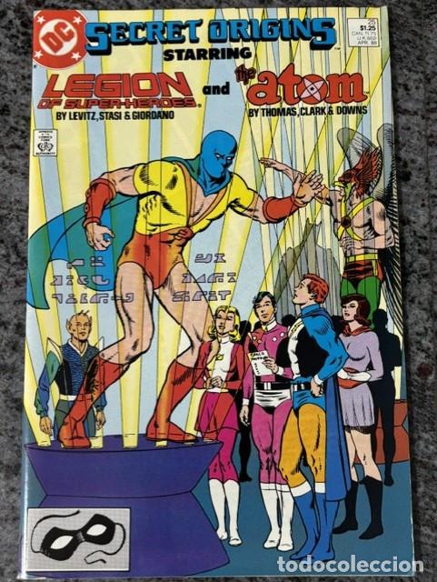 C&oacute;mics: SECRET ORIGINS VOL 2 N&ordm; 25 : LEGION OF SUPERHEROES - ATOM (ABRIL 1988). ORIGINAL DC. CASI NUEVO.