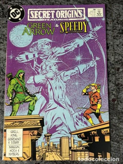 C&oacute;mics: SECRET ORIGINS VOL 2 N&ordm; 38 : GREEN ARROW - SPEEDY(MARZO 1989). ORIGINAL DC. CASI NUEVO.