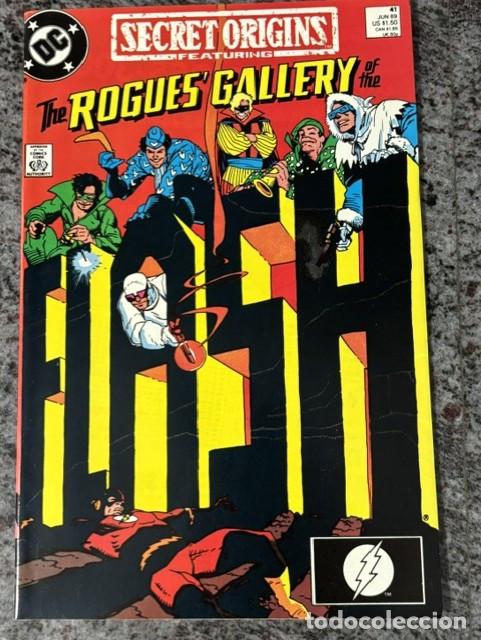 C&oacute;mics: SECRET ORIGINS VOL 2 N&ordm; 41 : ROGUE&acute;S GALLERY OF FLASH(JUNIO 1989). ORIGINAL DC. CASI NUEVO.