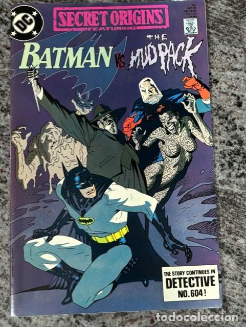 C&oacute;mics: SECRET ORIGINS VOL 2 N&ordm; 44 : BATMAN VS THE MUDPACK (SEPT 1989). ORIGINAL DC. CASI NUEVO.