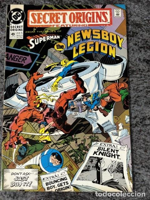 C&oacute;mics: SECRET ORIGINS VOL 2 N&ordm; 49 : THE NEWSBOY LEGION (JUNIO 1990). ORIGINAL DC. CASI NUEVO.