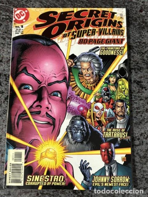 C&oacute;mics: SECRET ORIGINS OF SUPER-VILLAINS N&ordm; 1 (DIC 1999) 80 PAGS. ORIGINAL DC. MUY BUEN ESTADO