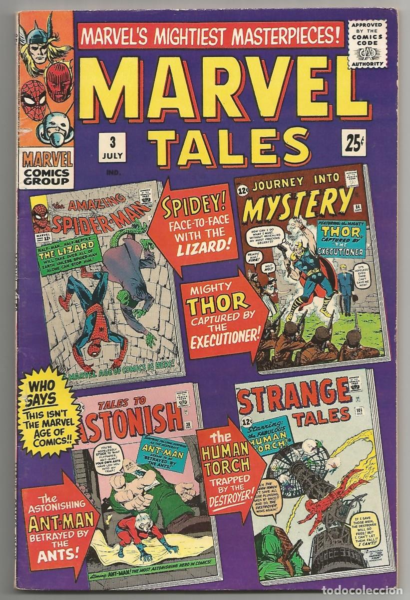 C&oacute;mics: MARVEL TALES #3 FN(6.0), SPIDERMAN MARVEL COMICS 1966