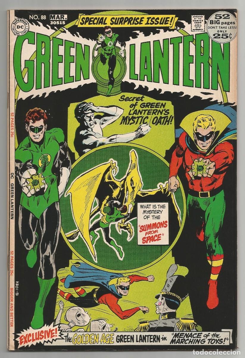 C&oacute;mics: GREEN LANTERN #88 FN/VF(7.0) NEAL ADAMS, DC COMICS 1972