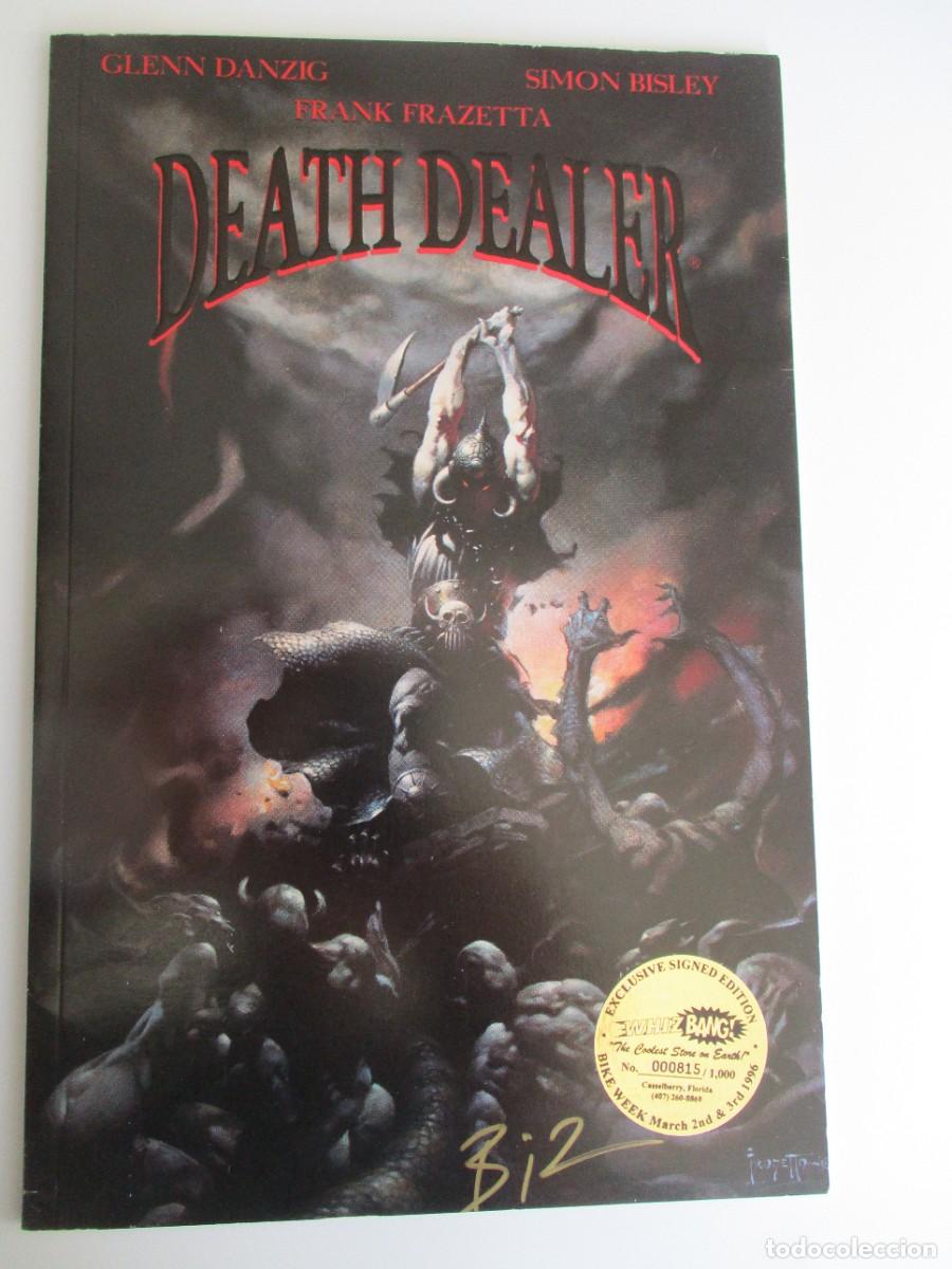 C&oacute;mics: Frank Frazetta's Death Dealer 1995 c&oacute;mic # 1 firmado Simon Bisley en estado NUEVO- cm2129