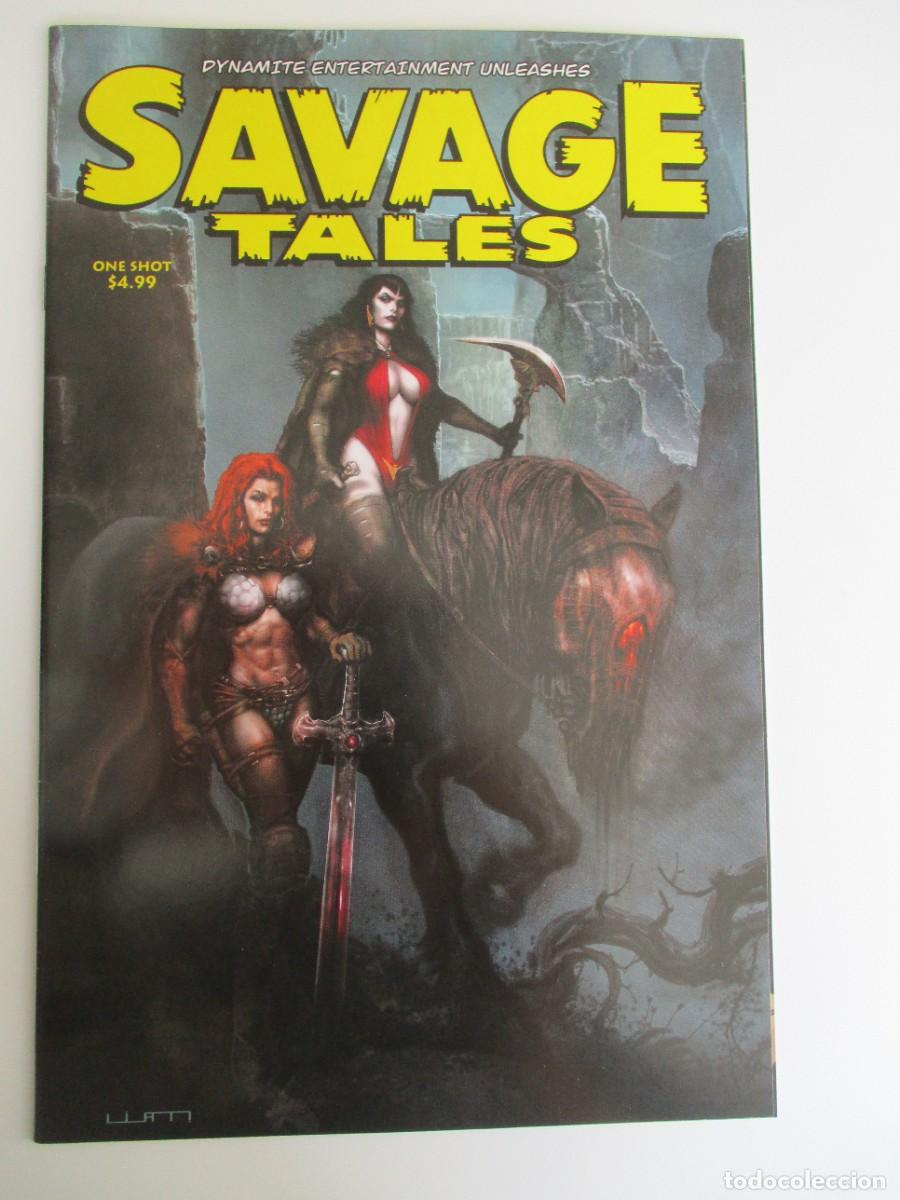 C&oacute;mics: Savage Tales One-Shot #1 Cubierta B 1:20 Incentivo Sharp Virgin Dynamite 2022 Nuevo+