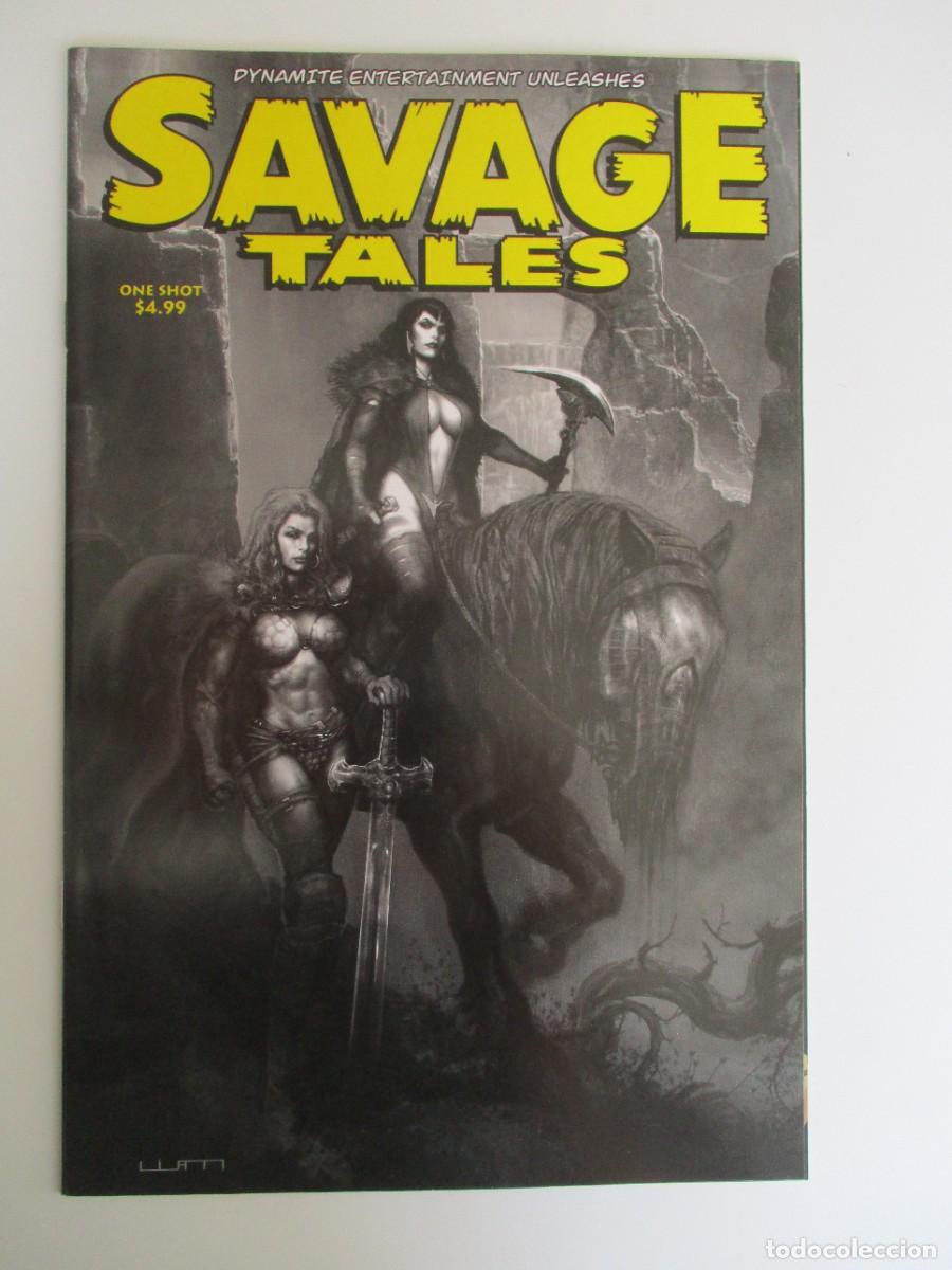 C&oacute;mics: Savage Tales One-Shot #1 Cubierta J 1:20 Incentivo Sharp Virgin Dynamite 2022 Nuevo+
