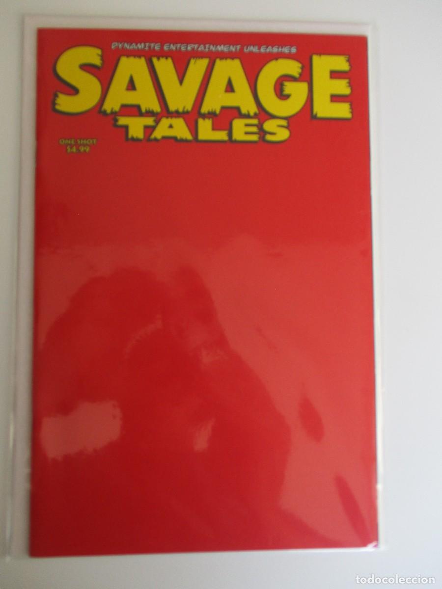 C&oacute;mics: Savage Tales One-Shot #1 Cubierta H 1:20 Incentivo Blanck Cover 2022 Nuevo+